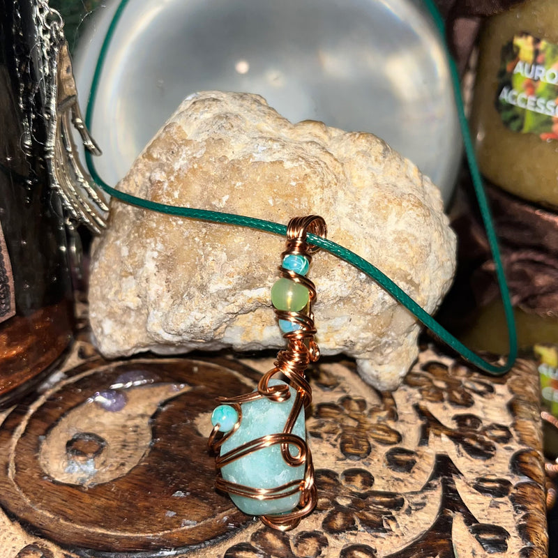 Green Aventurine Crystal Necklaces