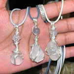 Clear Quartz Crystal Necklaces