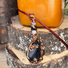 Snowflake Obsidian Necklace