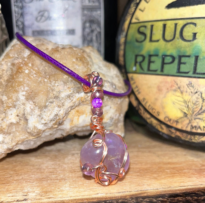 Amethyst Crystal Necklaces