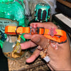 Medium Red & Orange Cat Collars