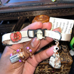 Medium Pink & Cream Cat Collars