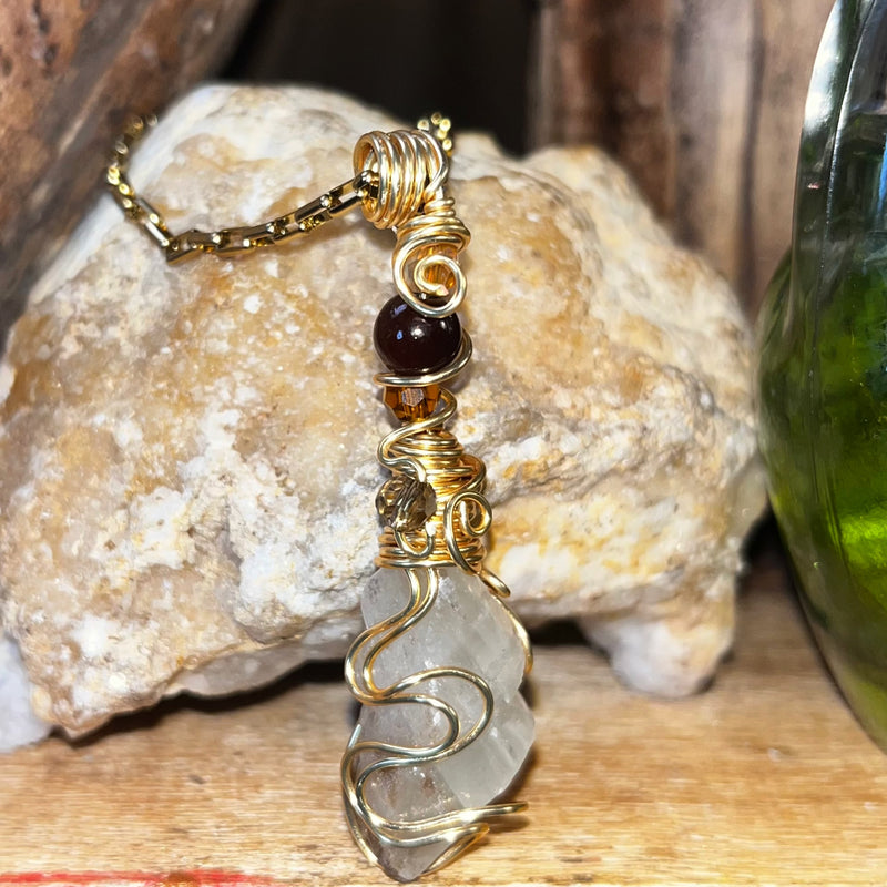 Green Calcite Whimsical Realm