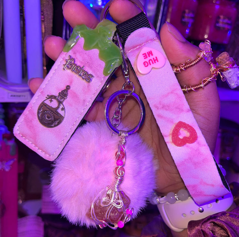 Pisces Crystal Key Chains