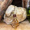Honey Calcite Crystal Necklaces