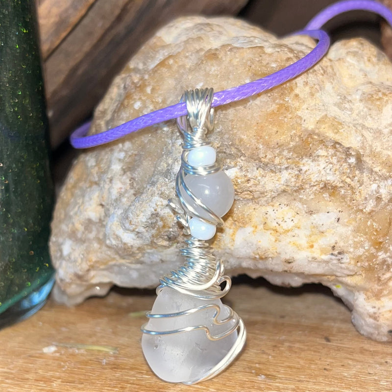 Clear Quartz Crystal Necklaces