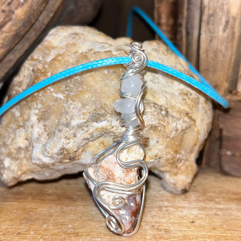 Blue Calcite Crystal Jewelry