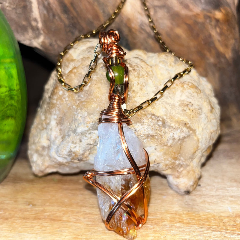 Citrine Crystal Necklaces