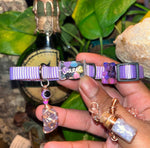 Small Purple & Green Cat Collars