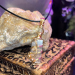 Raw Selenite Crystal Necklaces