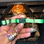 Small Purple & Green Cat Collars