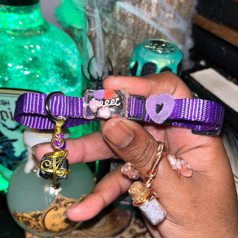 Medium Cat Crystal Cat Collars