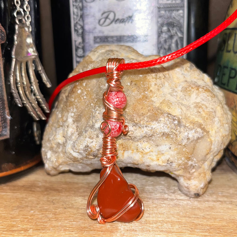 Red Jasper Crystal Jewelry