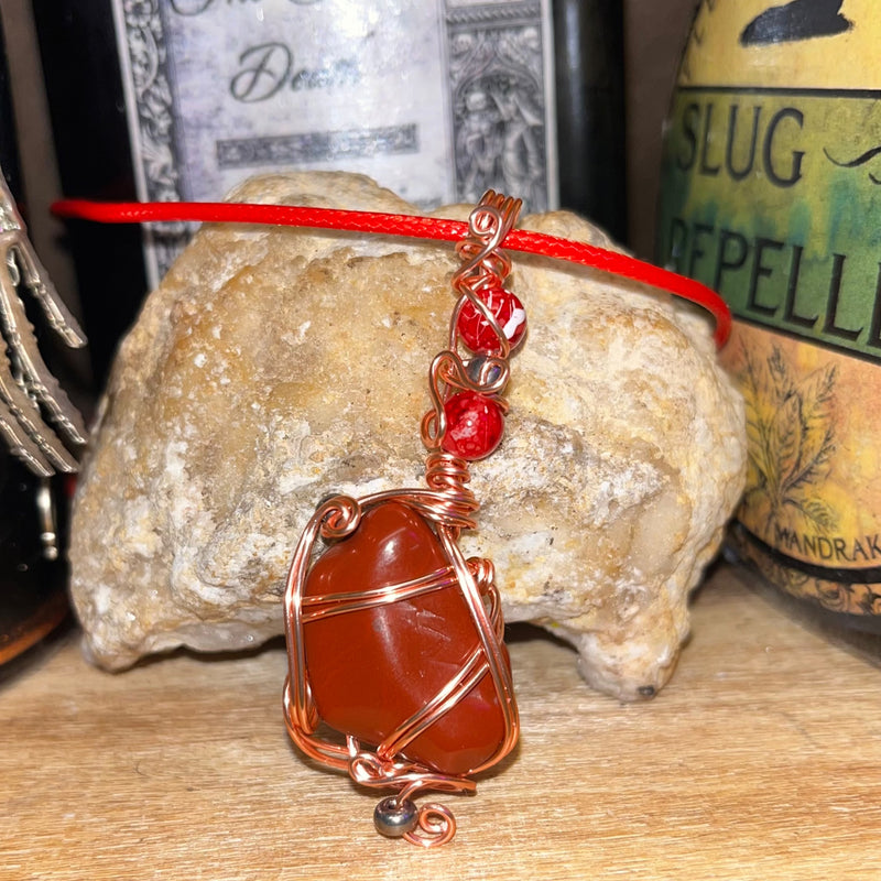 Red Jasper Crystal Jewelry