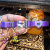 Medium Purple & Green Cat Collars