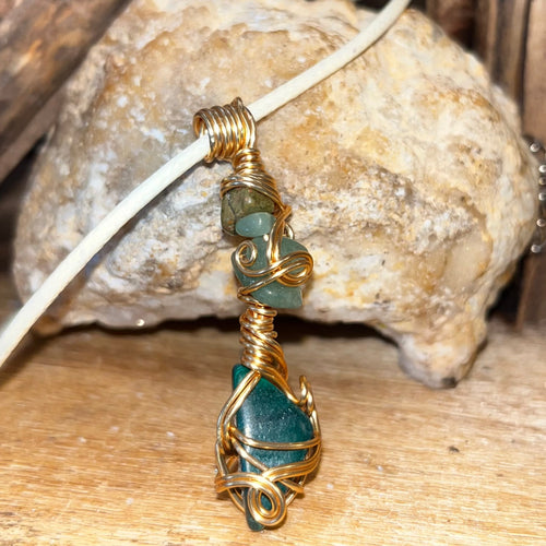 Malachite Crystal Necklaces