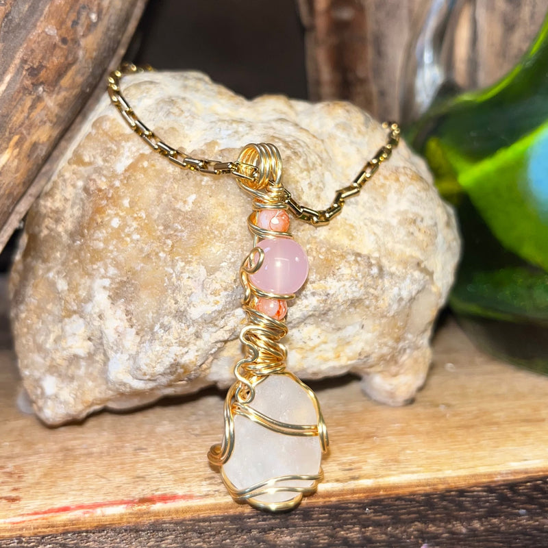 Angel Aura Nuggets Necklaces