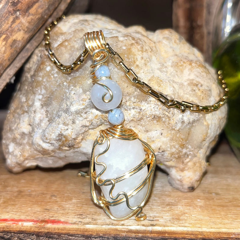 Angel Aura Nuggets Necklaces