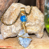 Blue Calcite Crystal Jewelry