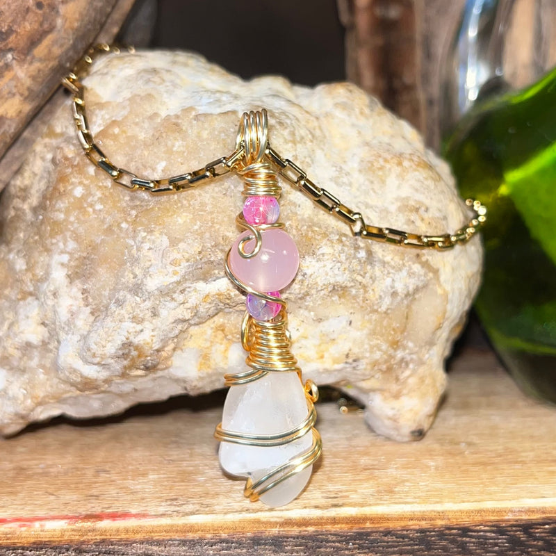 Angel Aura Nuggets Necklaces