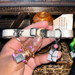 Medium Pink & Cream Cat Collars