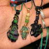 Ruby Zoisite Crystal Necklace