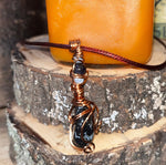 Snowflake Obsidian Necklace