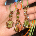 Unakite Tumbled Necklaces