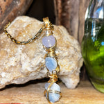 Blue Calcite Crystal Jewelry