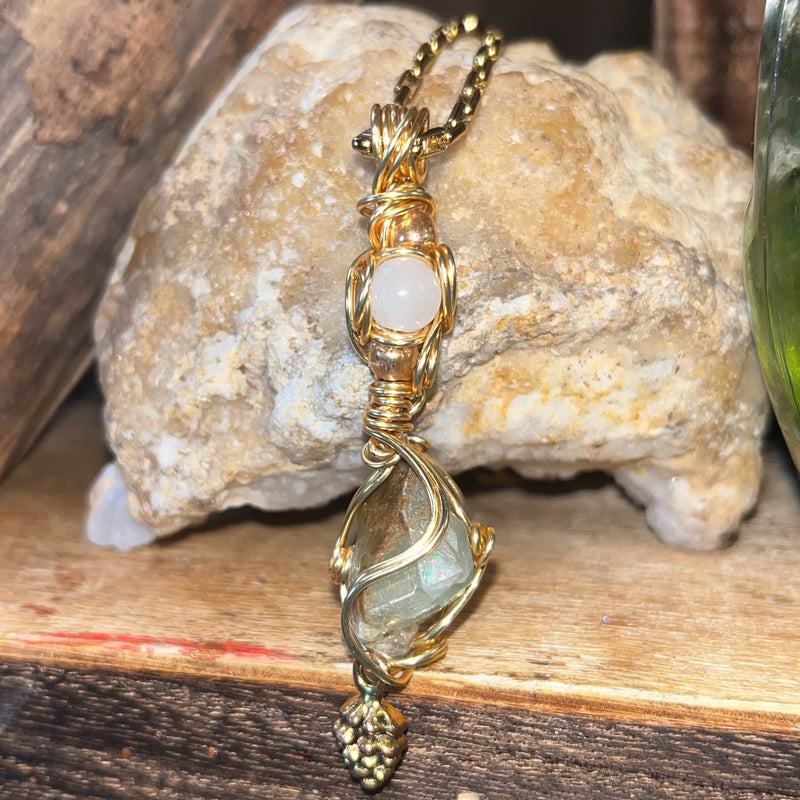 Green Calcite Whimsical Realm