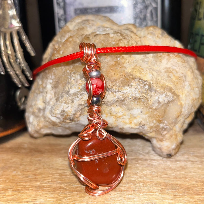 Red Jasper Crystal Jewelry