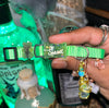 Small Purple & Green Cat Collars