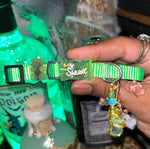 Small Purple & Green Cat Collars