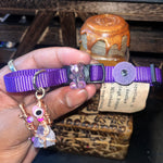 Medium Purple & Green Cat Collars
