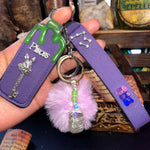 Pisces Crystal Key Chains