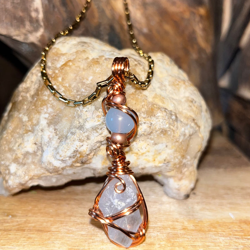 Celestine Crystal Necklaces