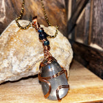 Aura Quartz Crystal Necklaces
