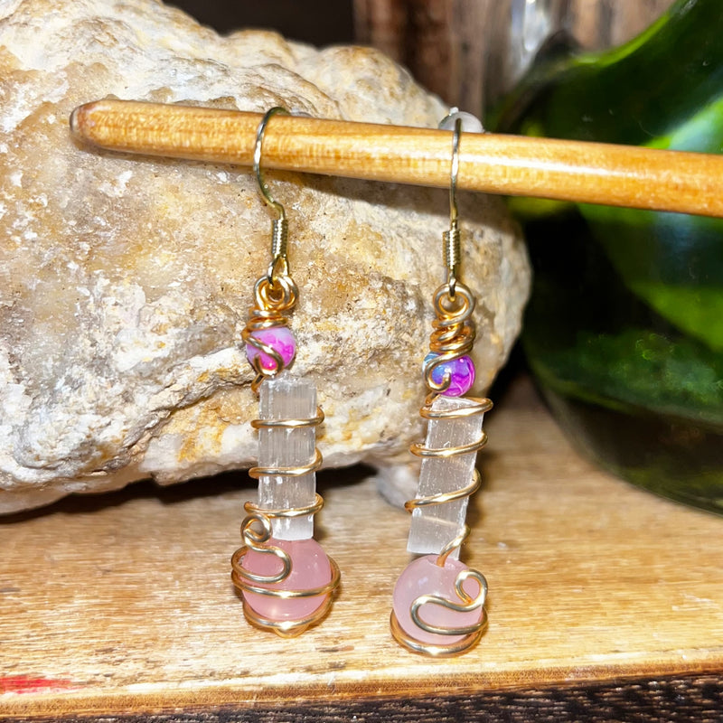 Mini Crystal Cut Earrings