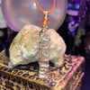 Raw Selenite Crystal Necklaces