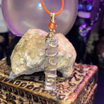 Raw Selenite Crystal Necklaces