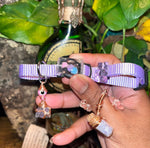 Medium Purple & Green Cat Collars