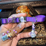 Small Purple & Green Cat Collars
