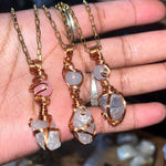 Celestine Crystal Necklaces