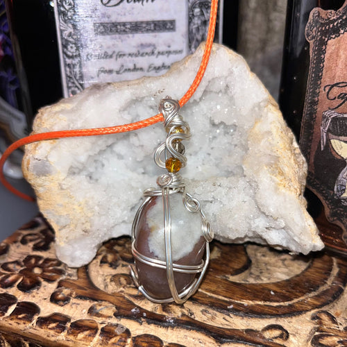 Sardonyx Crystal Necklace