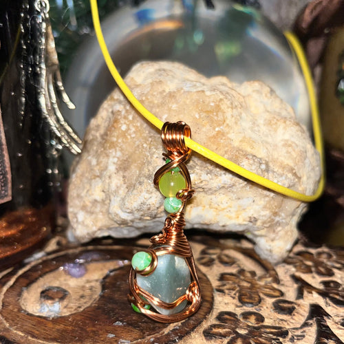 Green Aventurine Crystal Necklaces