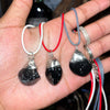 Snowflake Obsidian Crystal Necklace