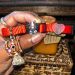 Medium Red & Orange Cat Collars