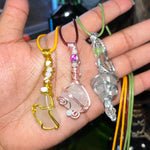 Rose Quartz Crystal Necklace
