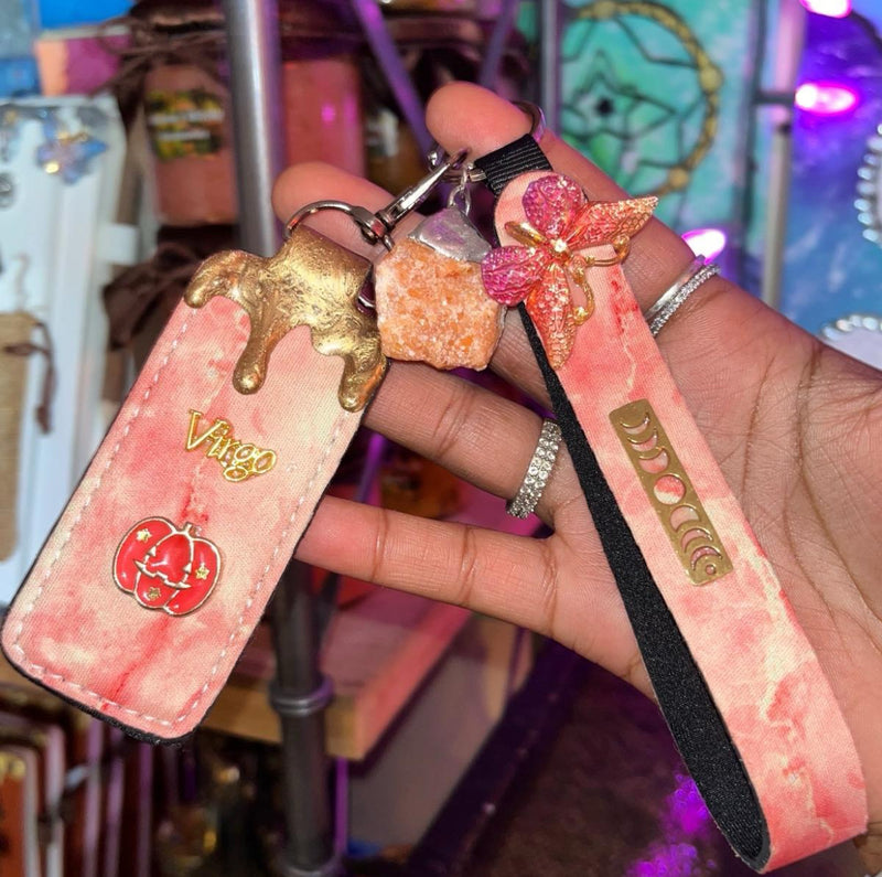 Virgo Crystal Key Chains