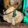 Green Calcite Crystal Necklaces